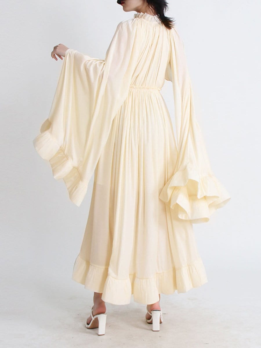 Ruffle Naomi Midi Dress