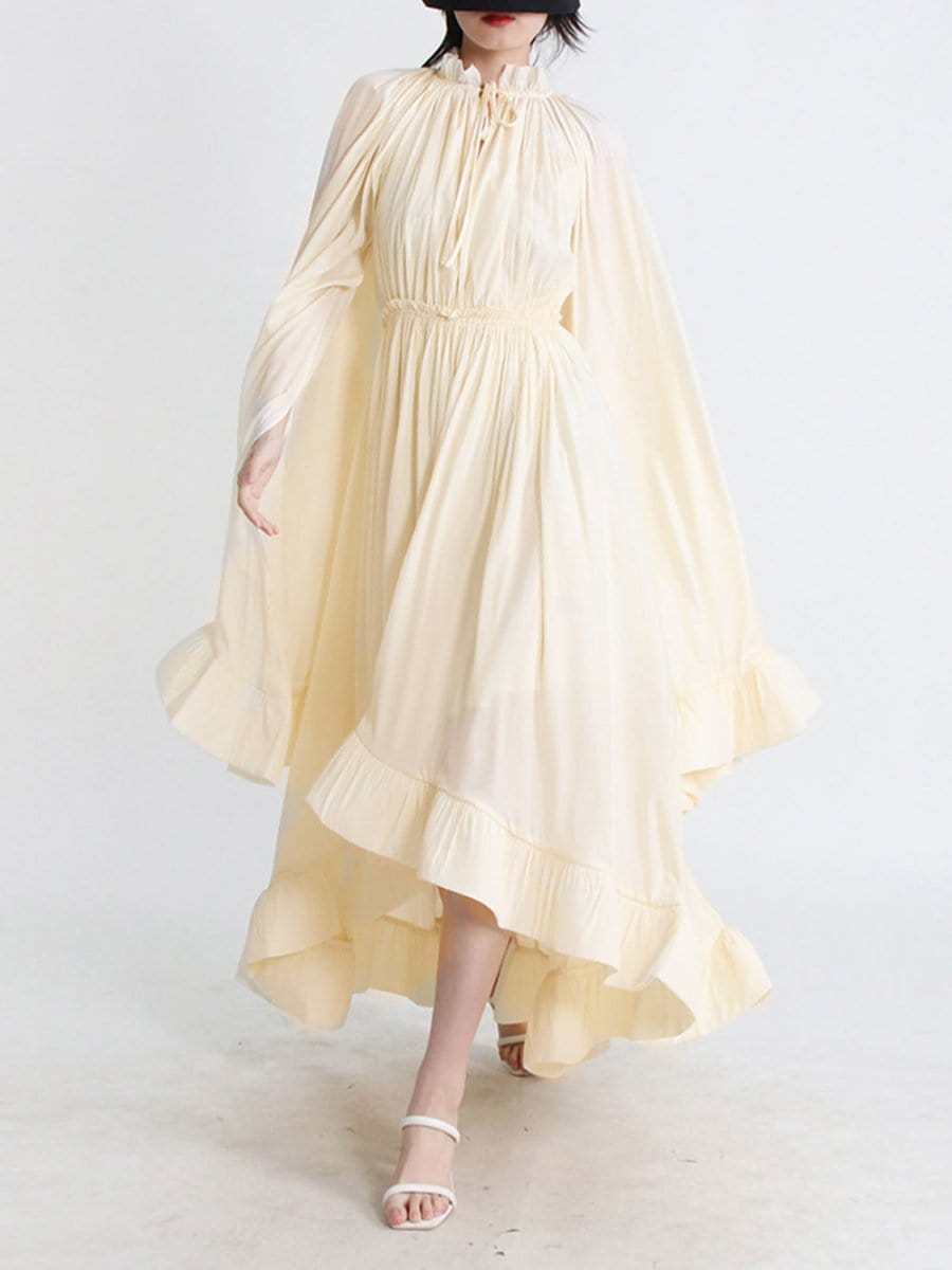 Ruffle Naomi Midi Dress