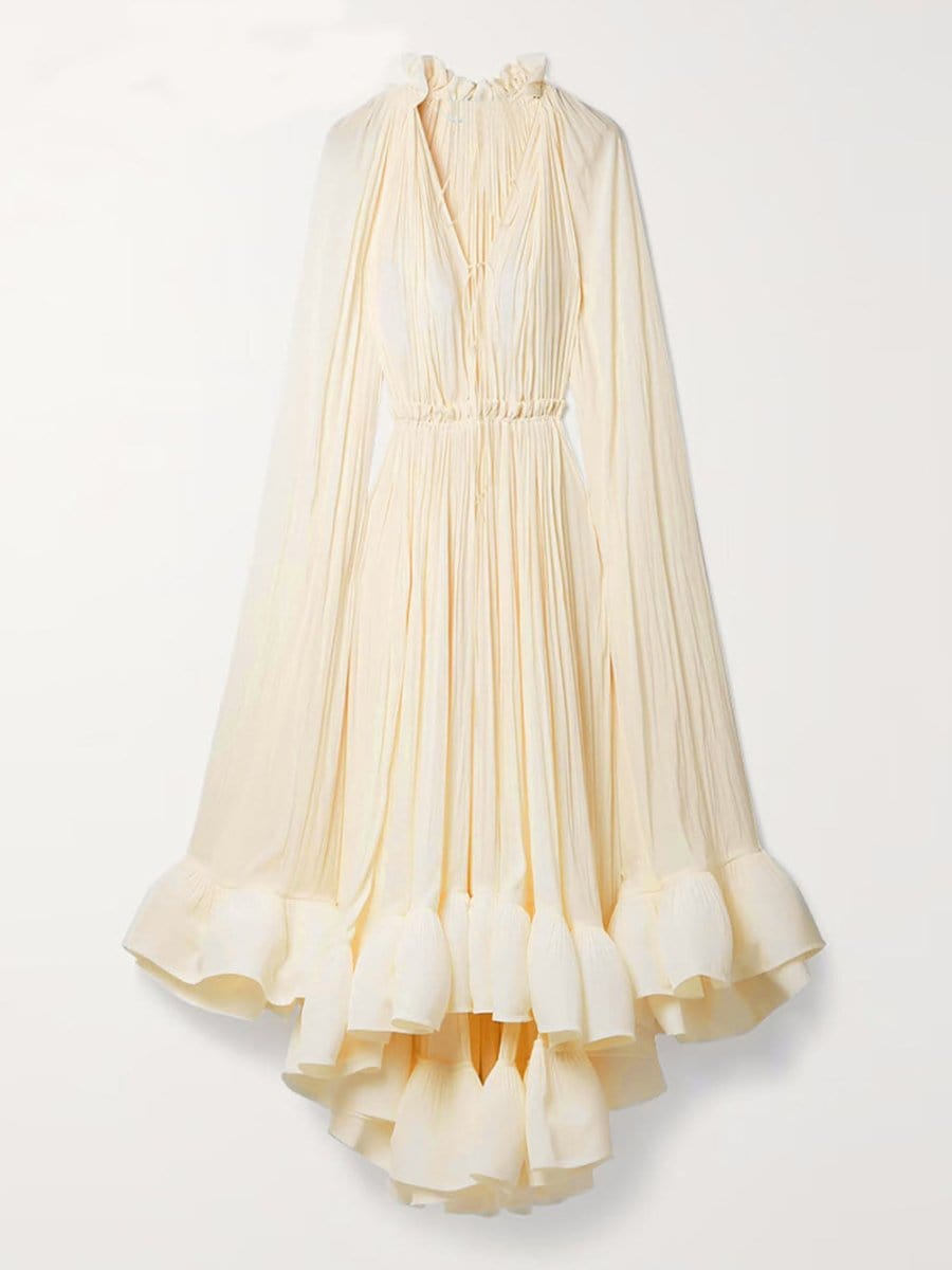 Ruffle Naomi Midi Dress