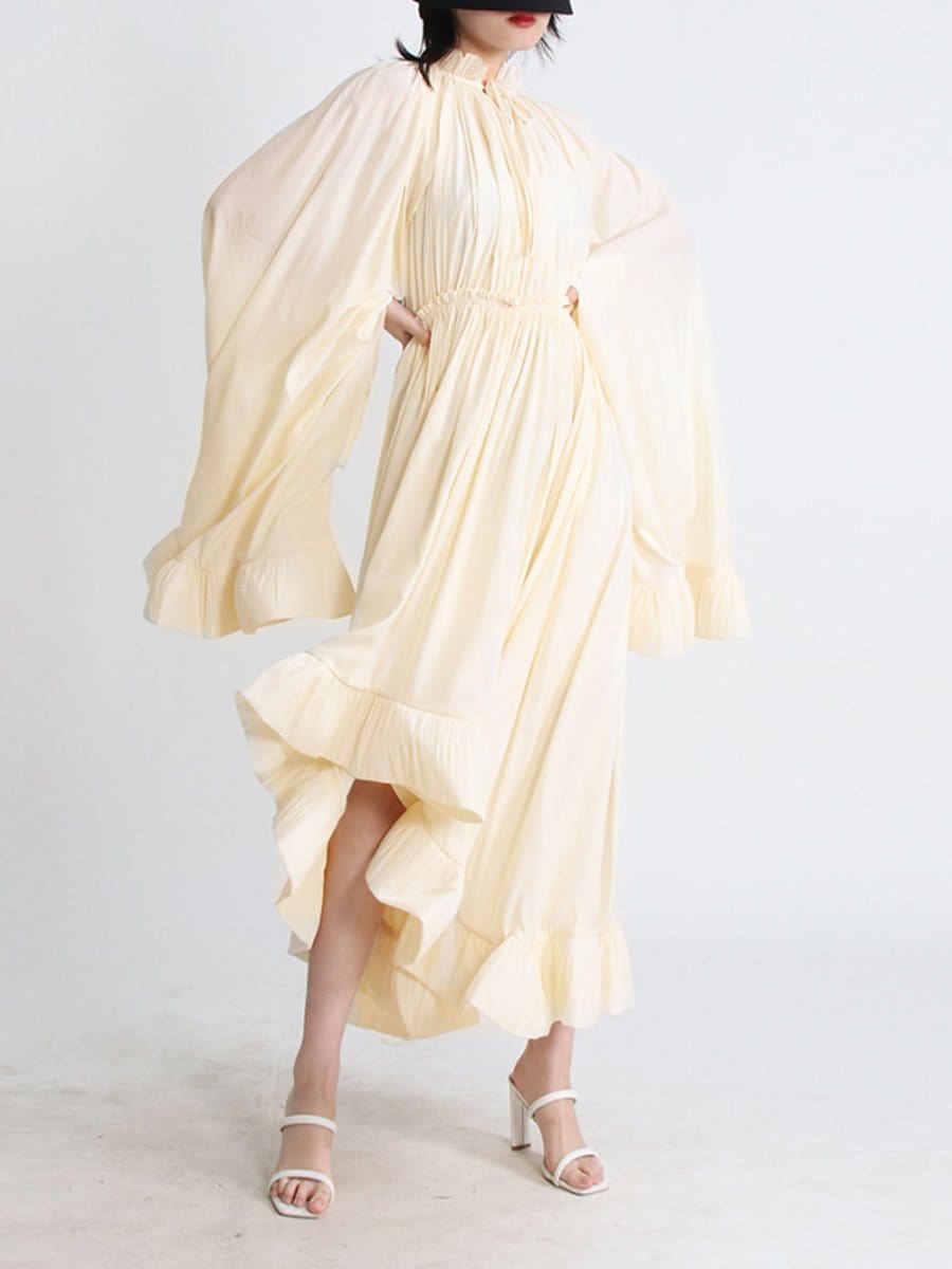 Ruffle Naomi Midi Dress