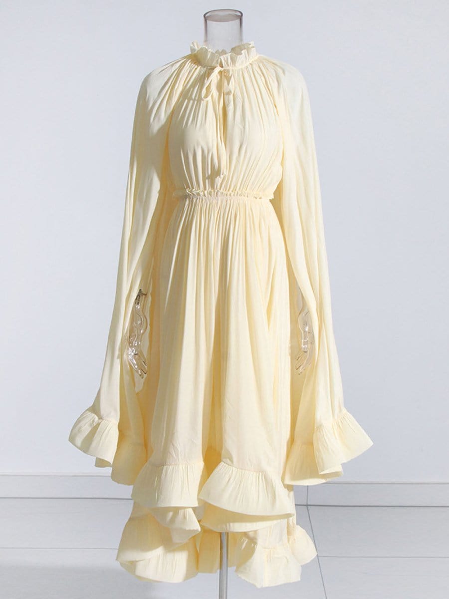 Ruffle Naomi Midi Dress