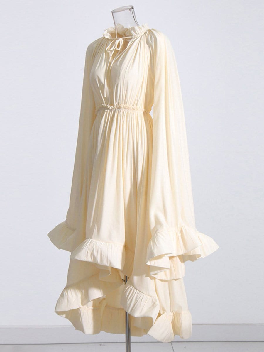 Ruffle Naomi Midi Dress