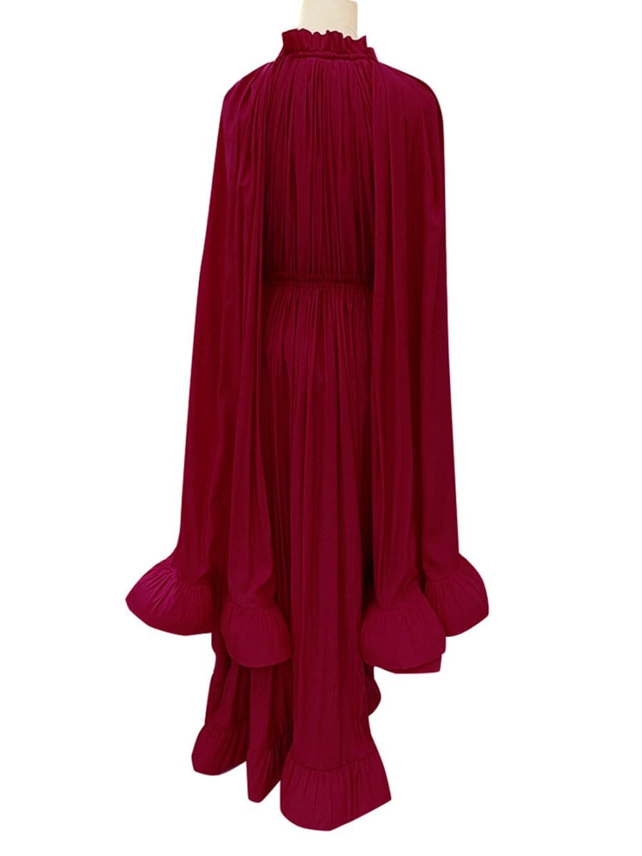 Ruffle Naomi Midi Dress