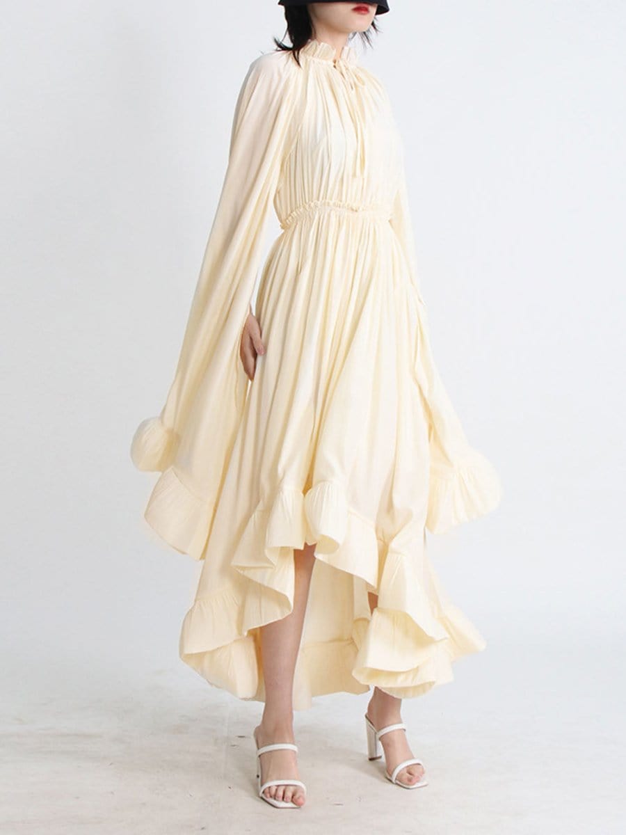 Ruffle Naomi Midi Dress