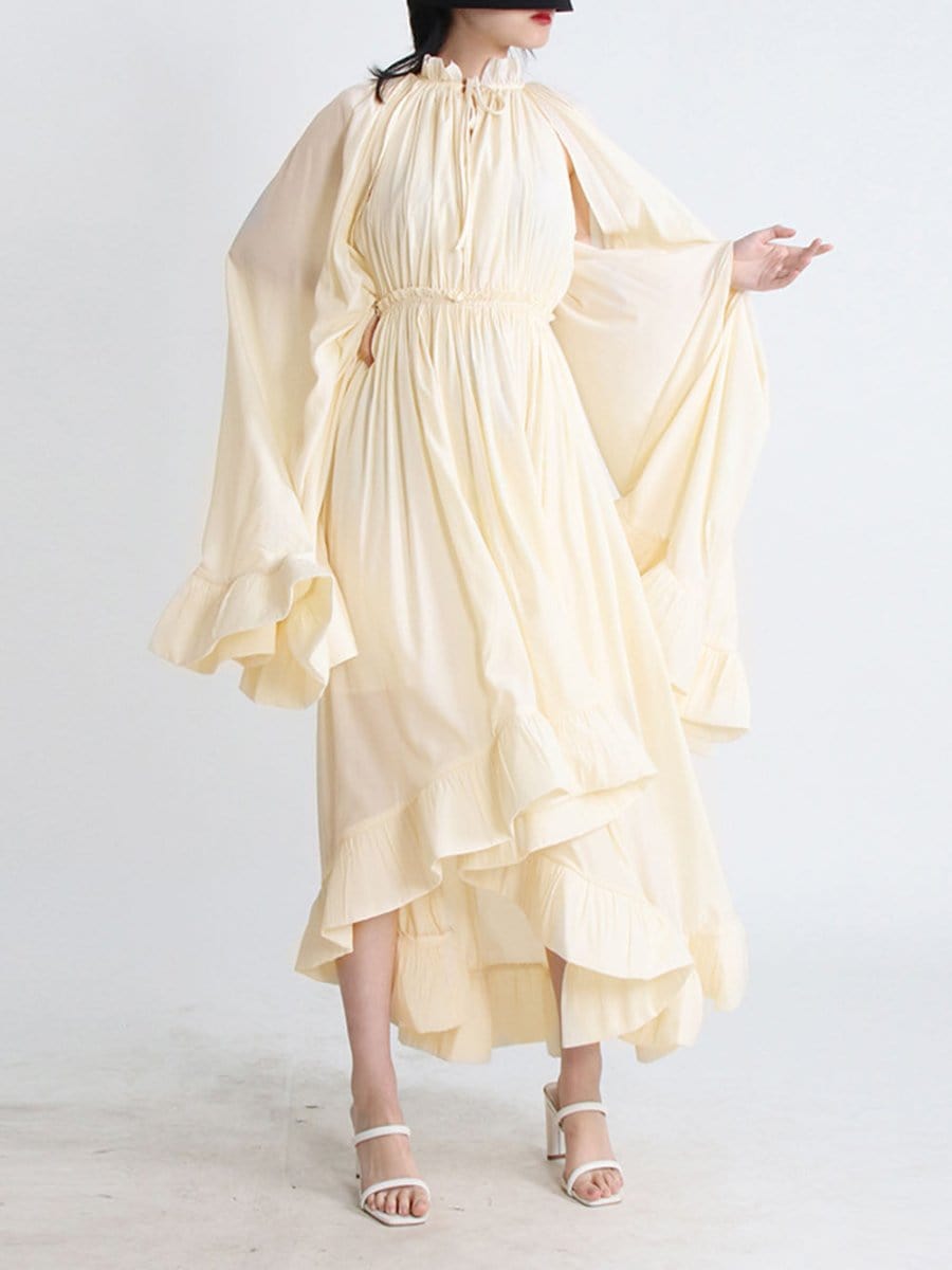 Ruffle Naomi Midi Dress