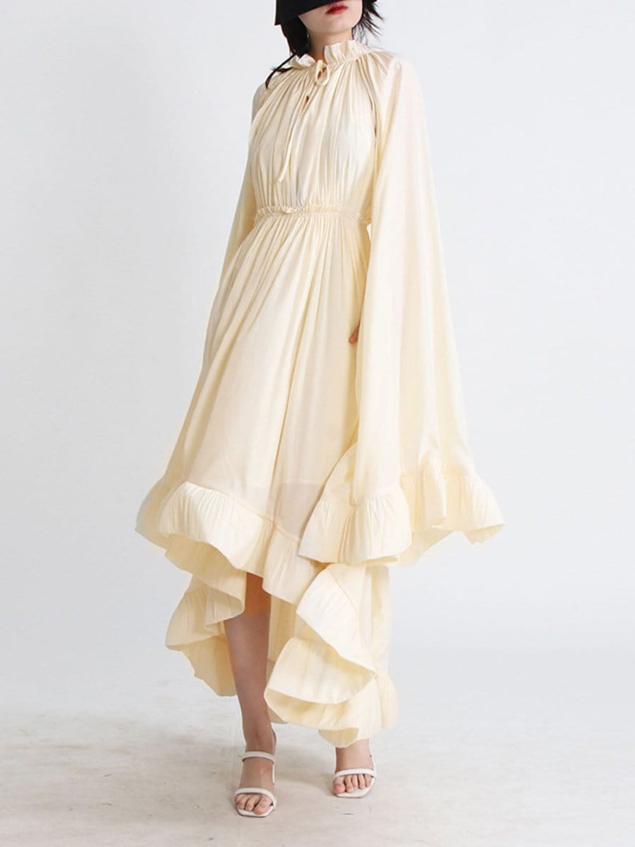 Ruffle Naomi Midi Dress