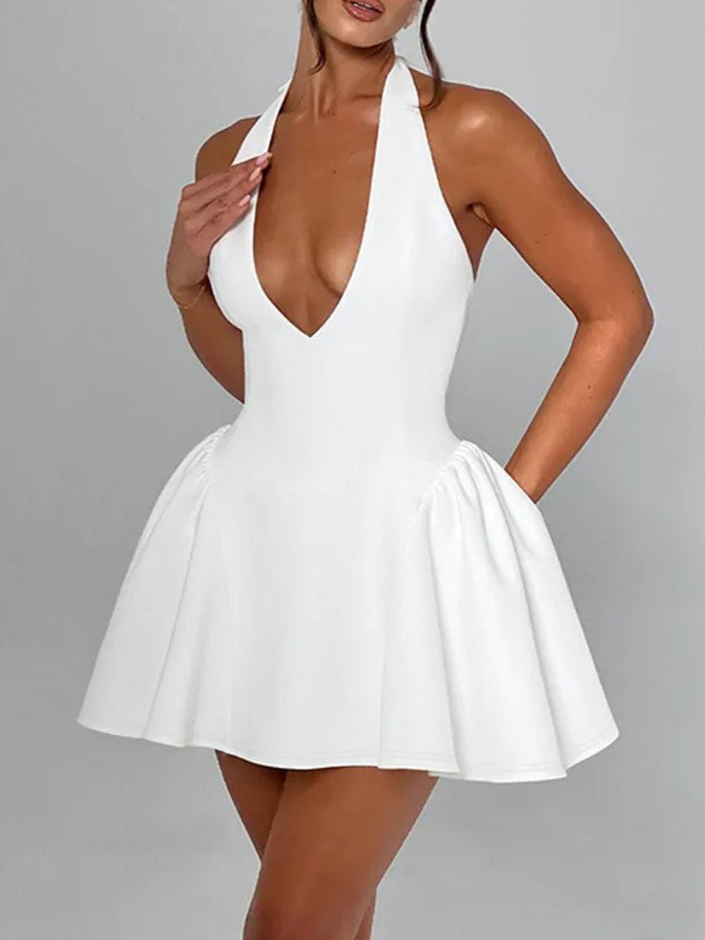 Sleeveless Olive Mini Dress