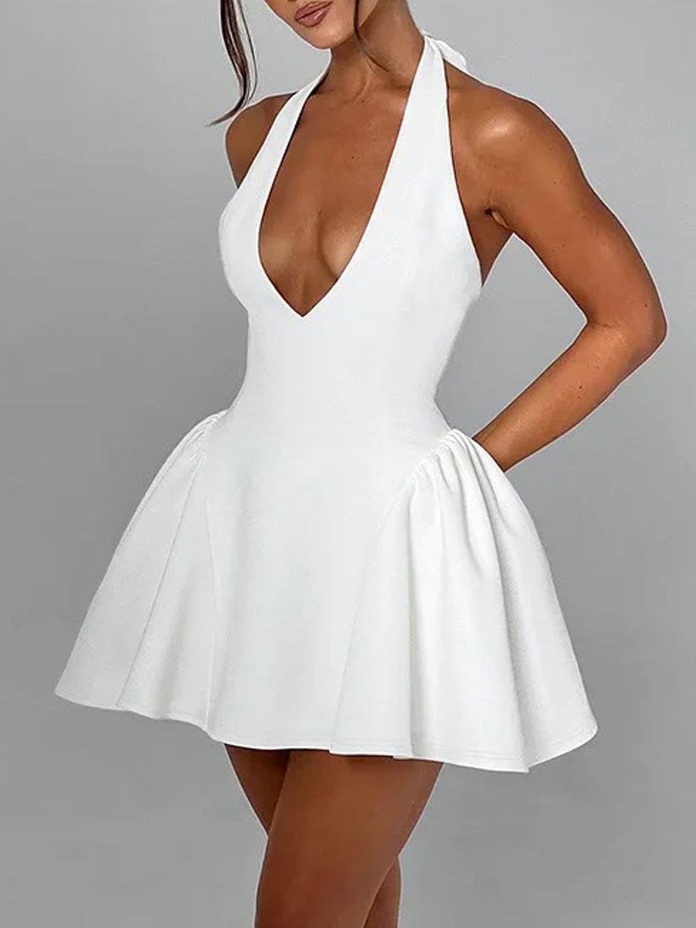 Sleeveless Olive Mini Dress