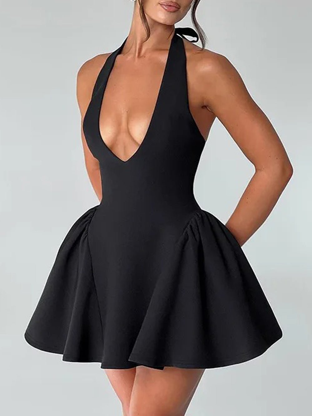 Sleeveless Olive Mini Dress