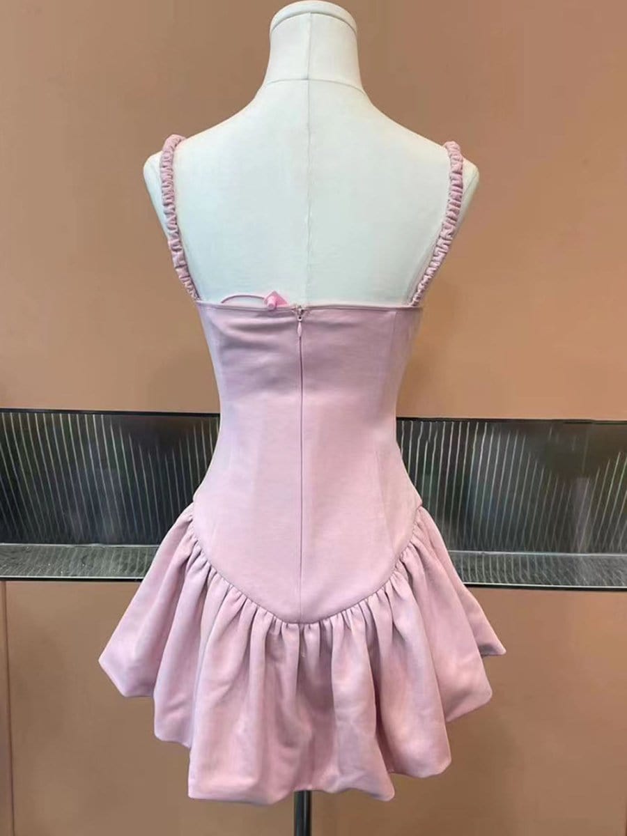 Sleeveless Olivia Playsuit Mini Dress