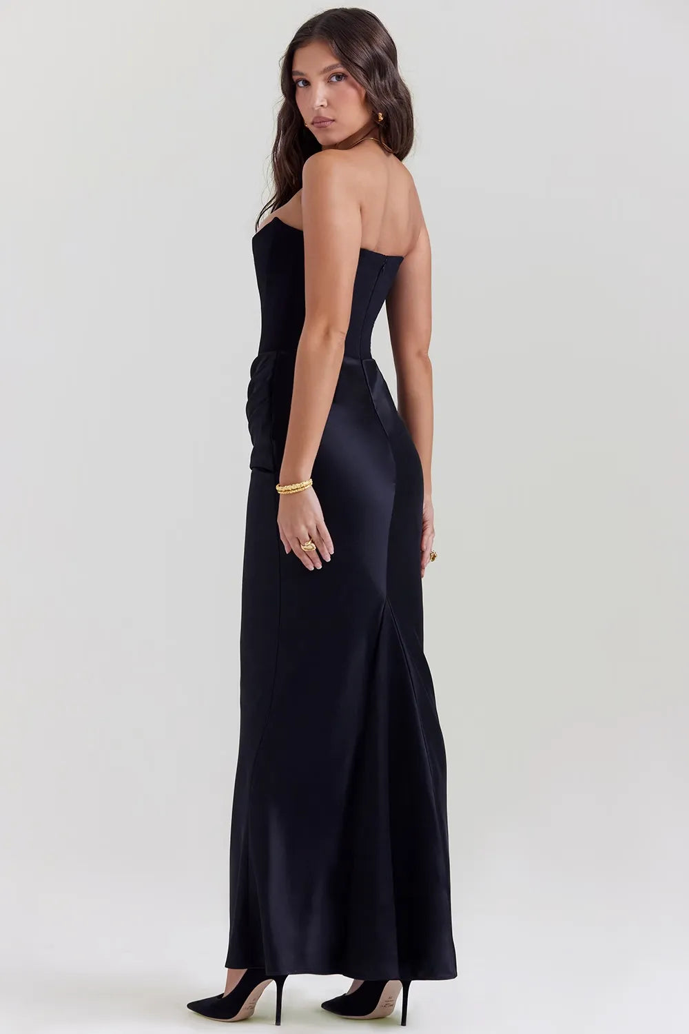 Virginia Boutique Premium Maxi Dress Chic Silhouette Collection