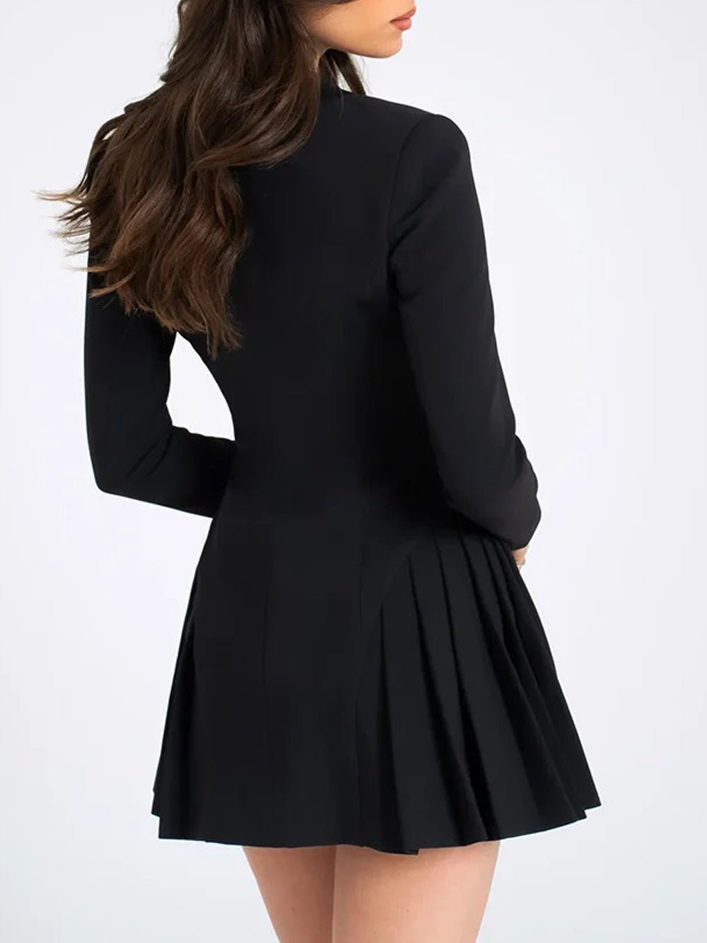 Long Phoebe Sleeve Mini Dress