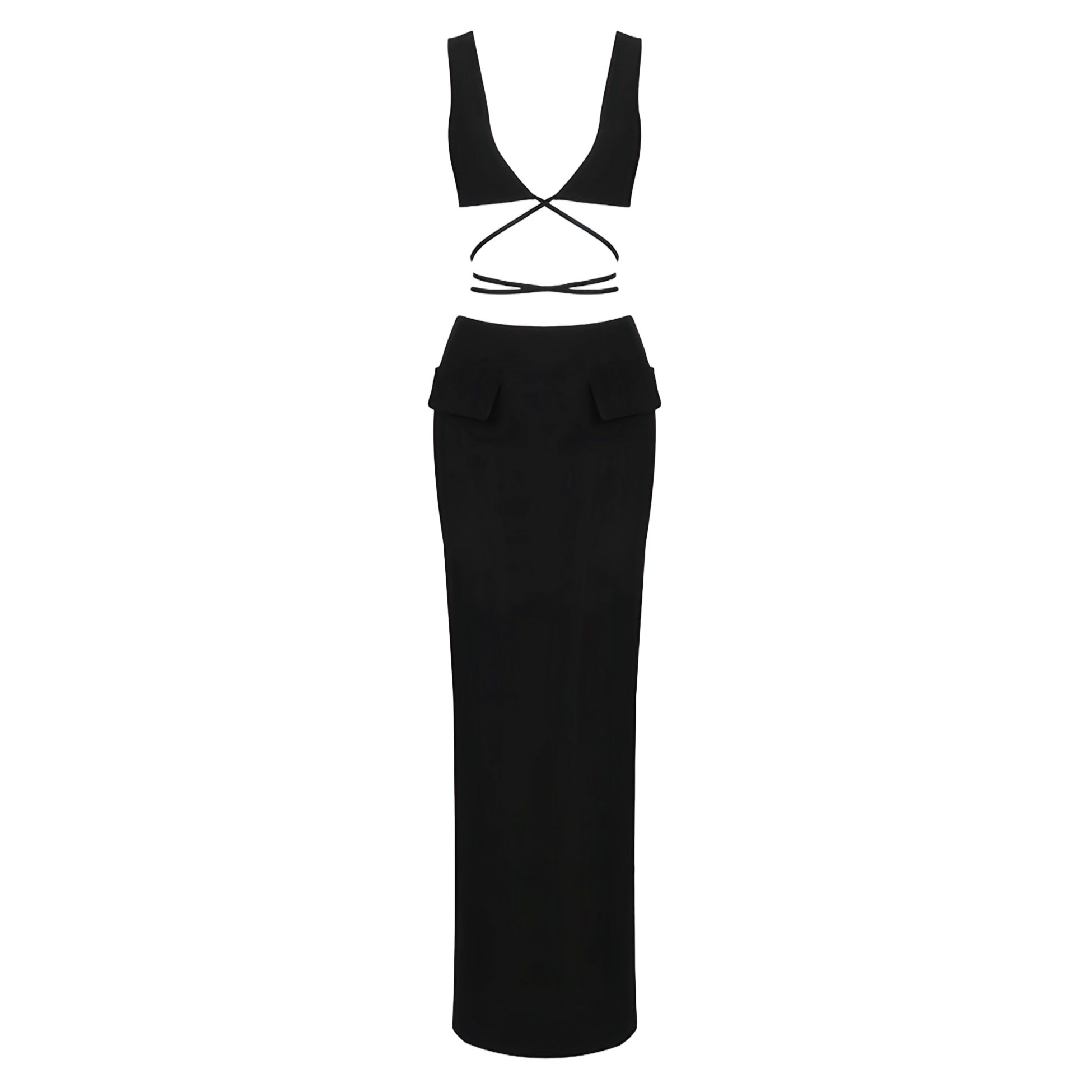 Defiantly Bold Maxi Evening Elegance