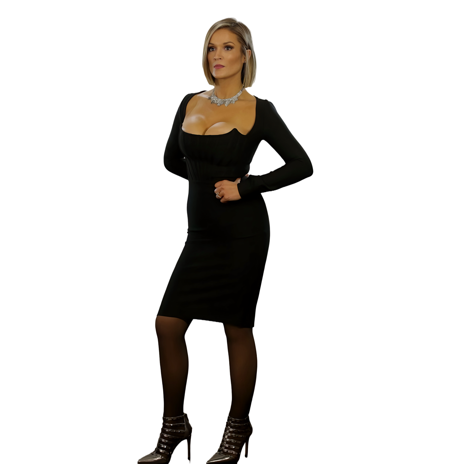 Stureplan Sophisticated Figure-Flattering Dress Evening Elegance