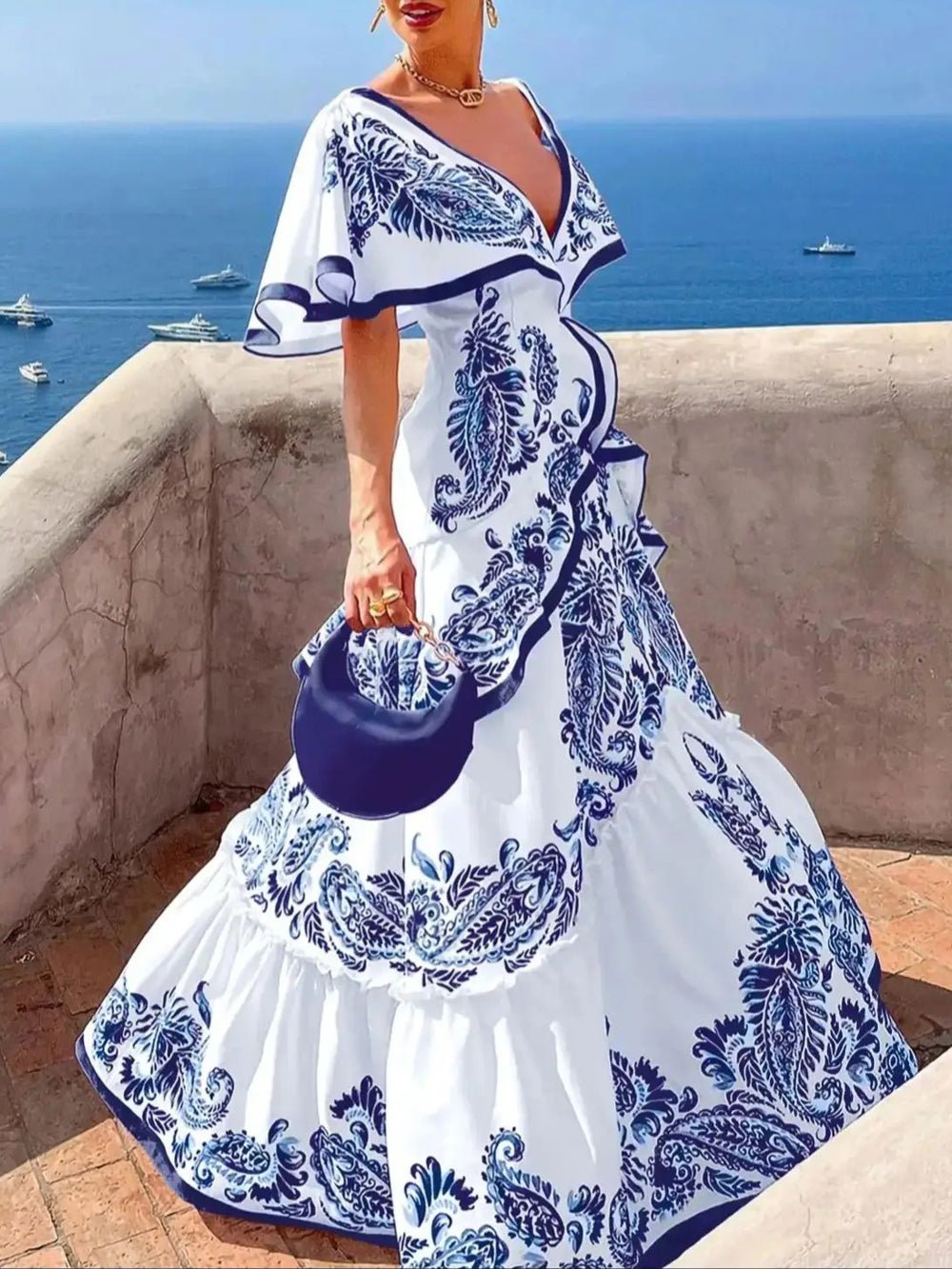 Sleeves Poppy Midi Dress