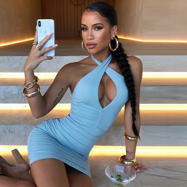 Hollow Summer Out Backless Dress