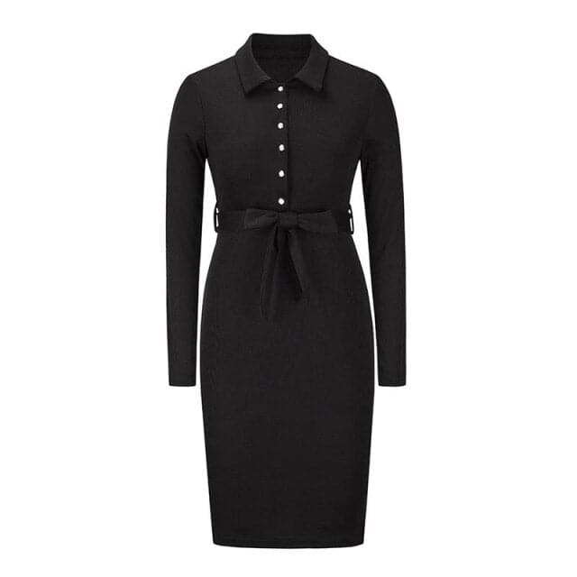Refined Fashion Bandage Sweater Dress