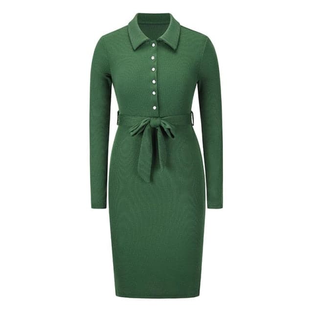 Refined Fashion Bandage Sweater Dress