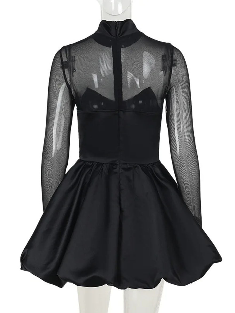 Long Sloane Sleeve Mini Dress