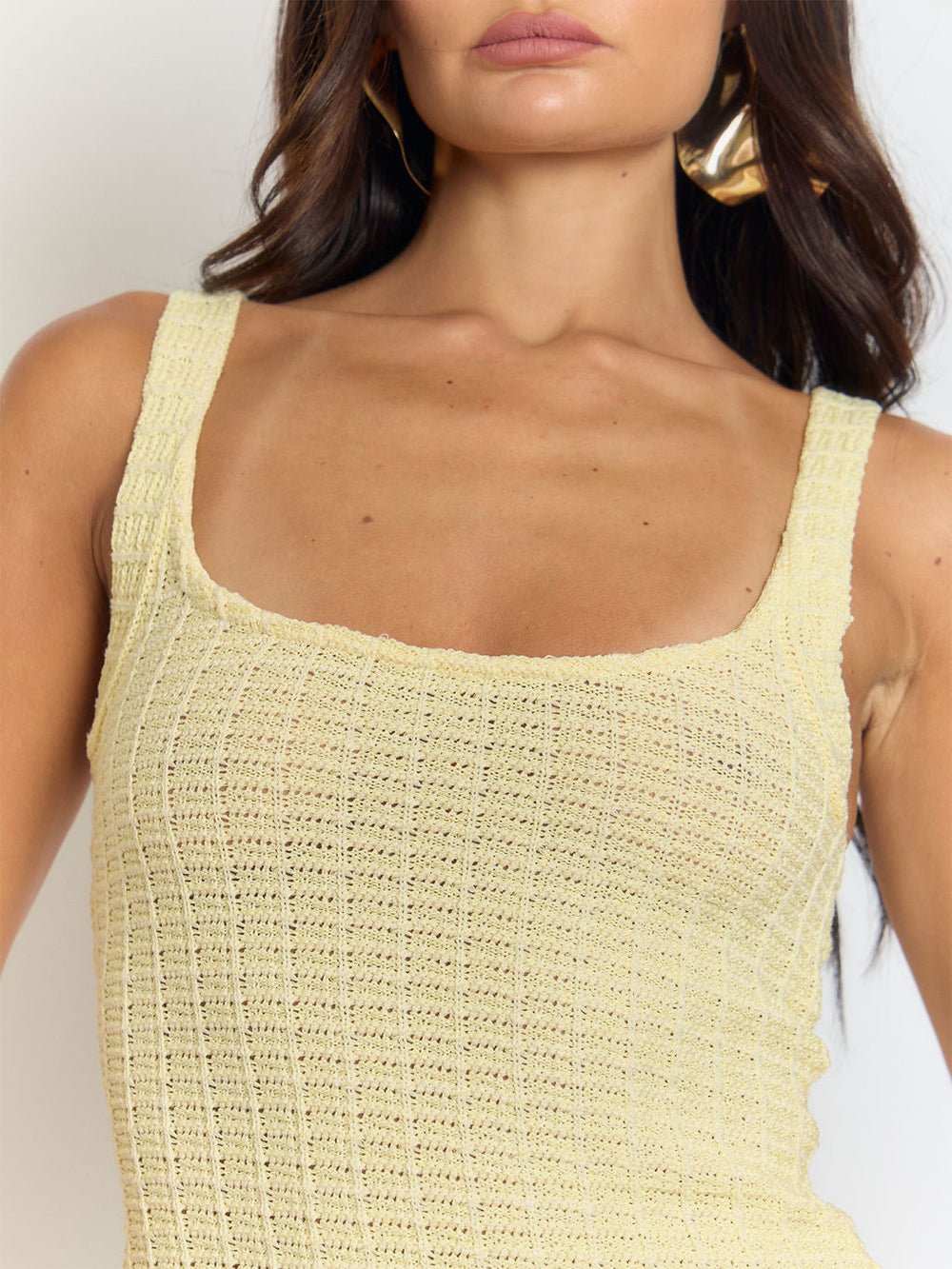 Knitted Sofia Backless Mini Dress