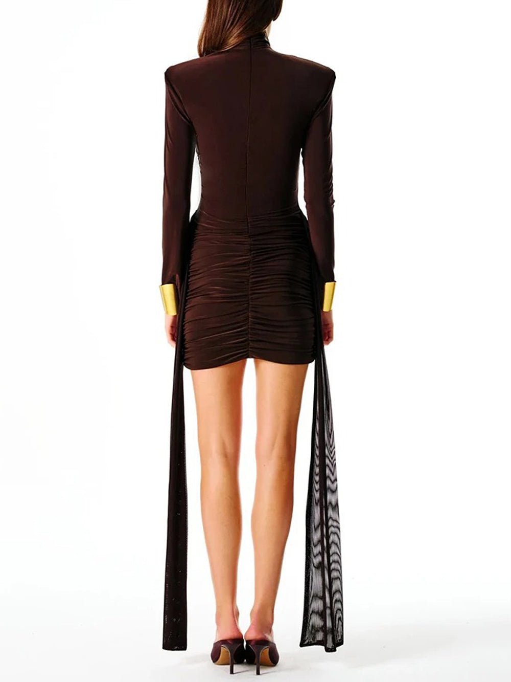 Long Sophia Sleeve Mini Dress