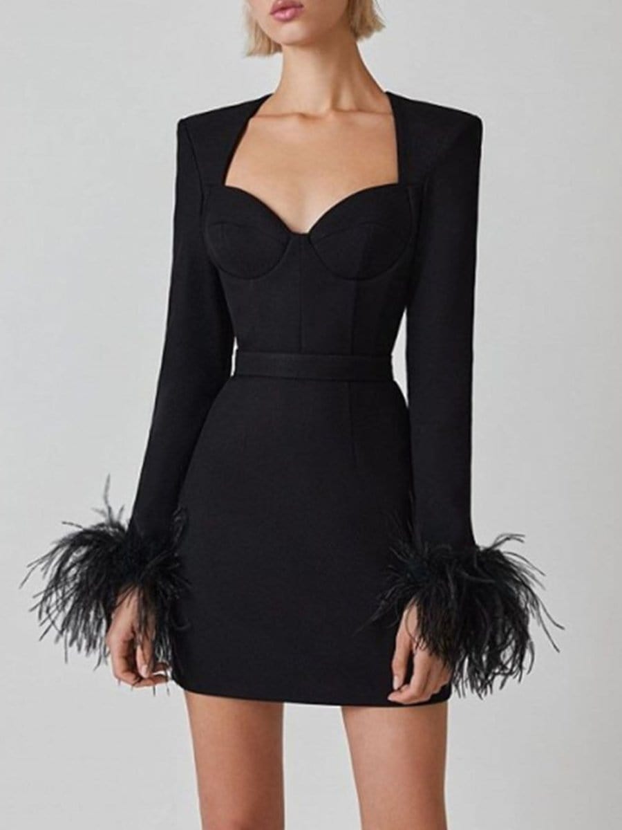 Feather Thea Bodycon Mini Dress