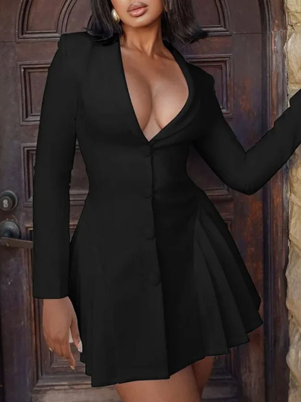 Single Valeria Breasted Mini Dress