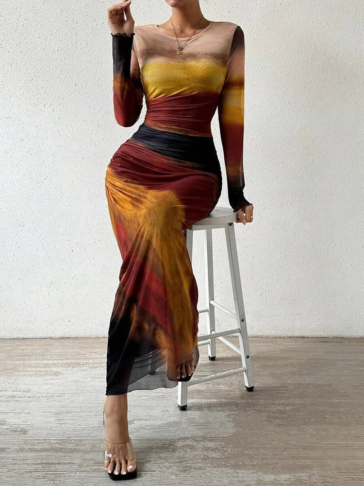 Aldara Stylish Maxi Dress for Women Light Comfortable Fit