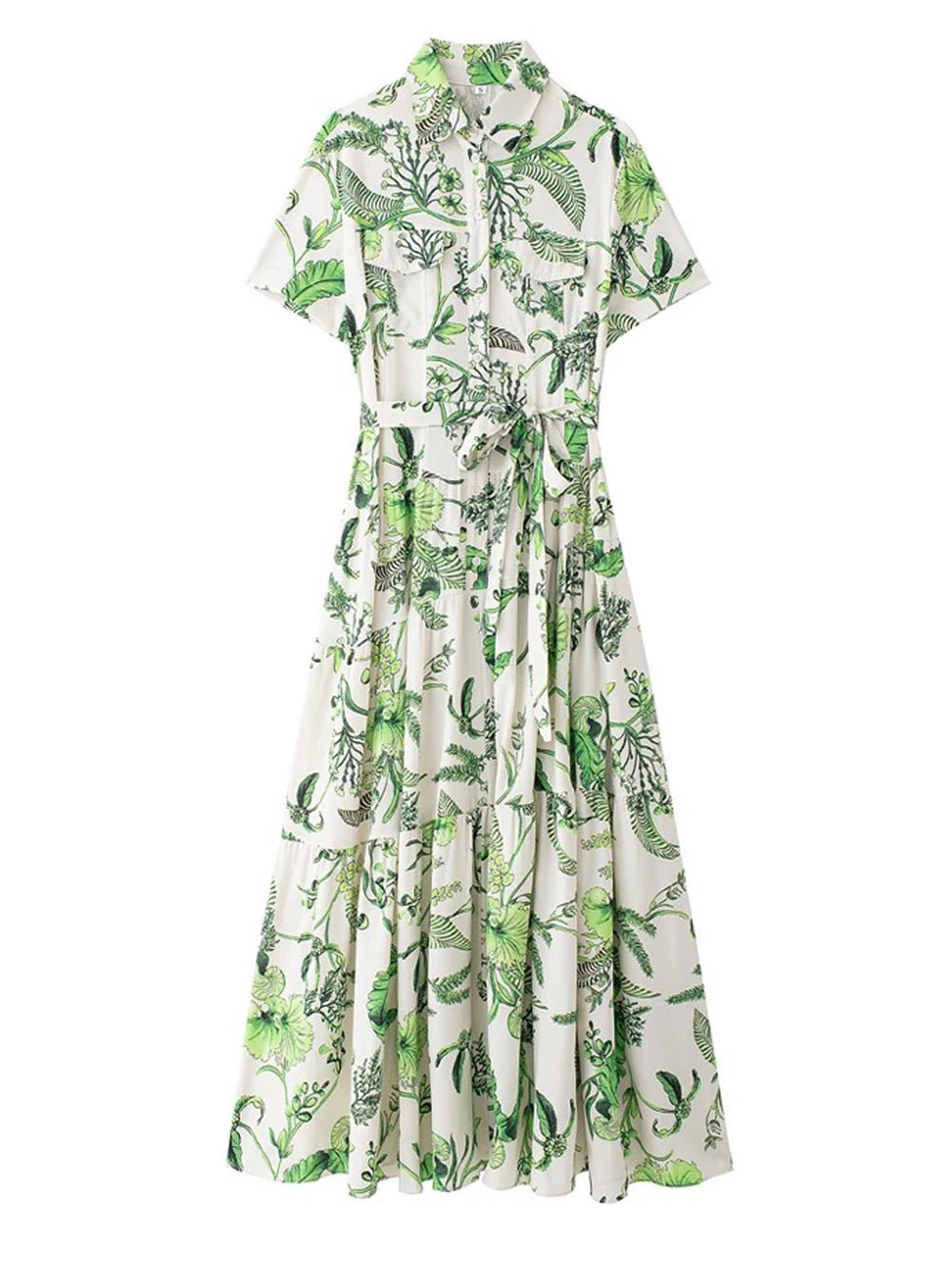 Zara Flower Midi Dress